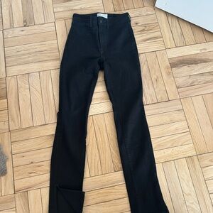 Split hem Everlane jeans
